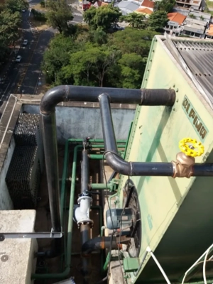 Tubulações de água fria